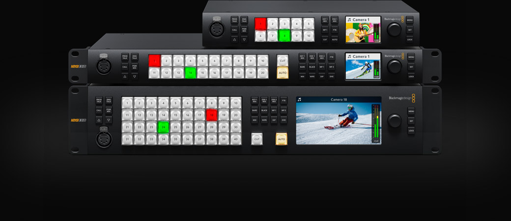 Blackmagic ATEM Constellation switcher family