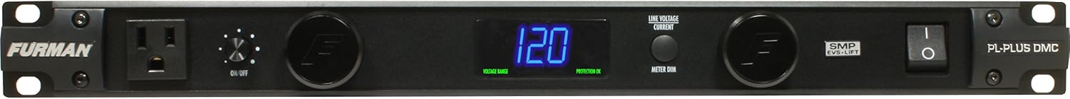 Furman PL-PLUS DMC power conditioner with voltmeter and ammeter
