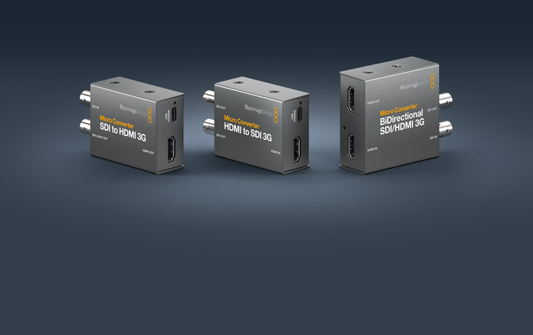 Blackmagic Micro Converter family