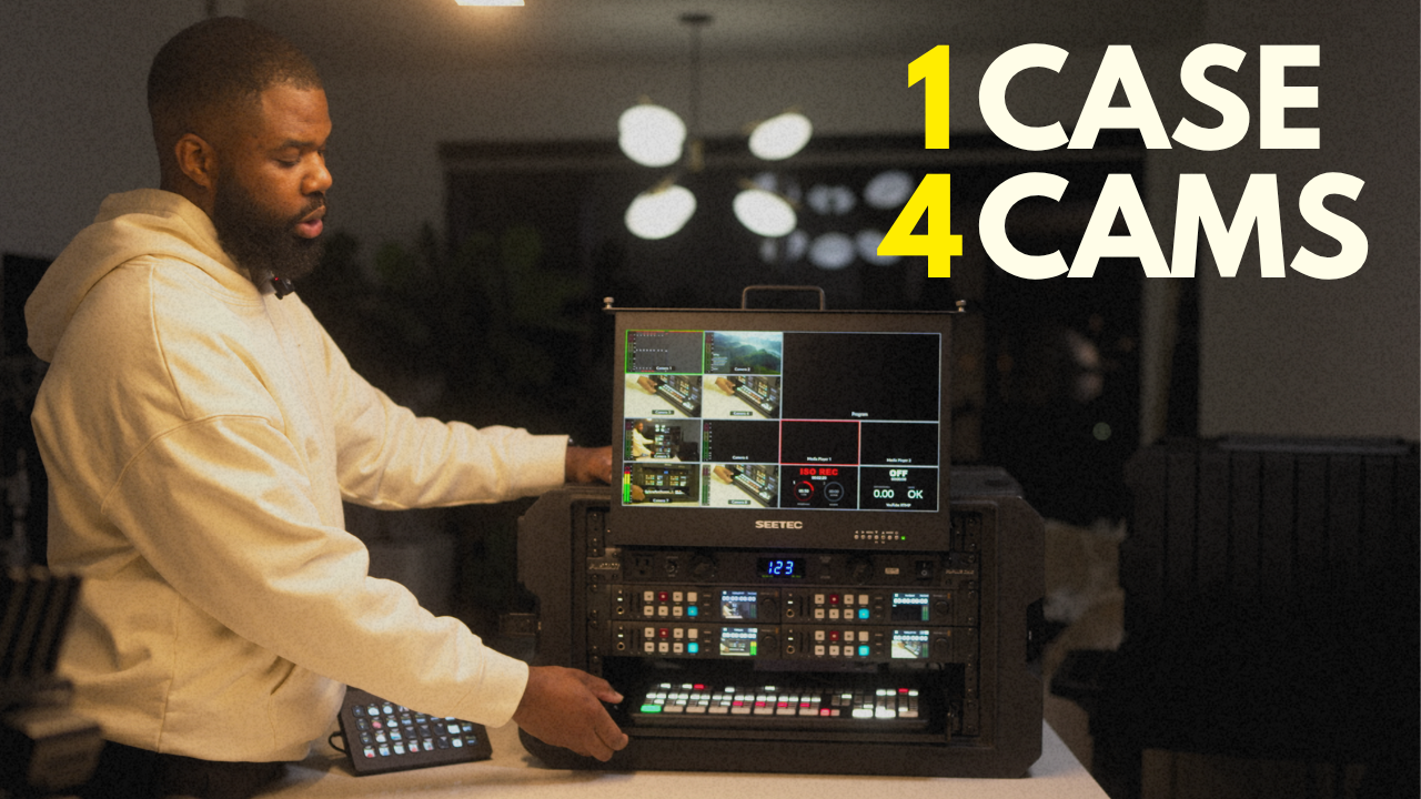 Winston's multicam fly rack video thumbnail: 1 case, 4 cams.